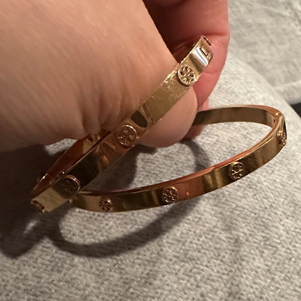 2 Tory Burch Gold  bangle